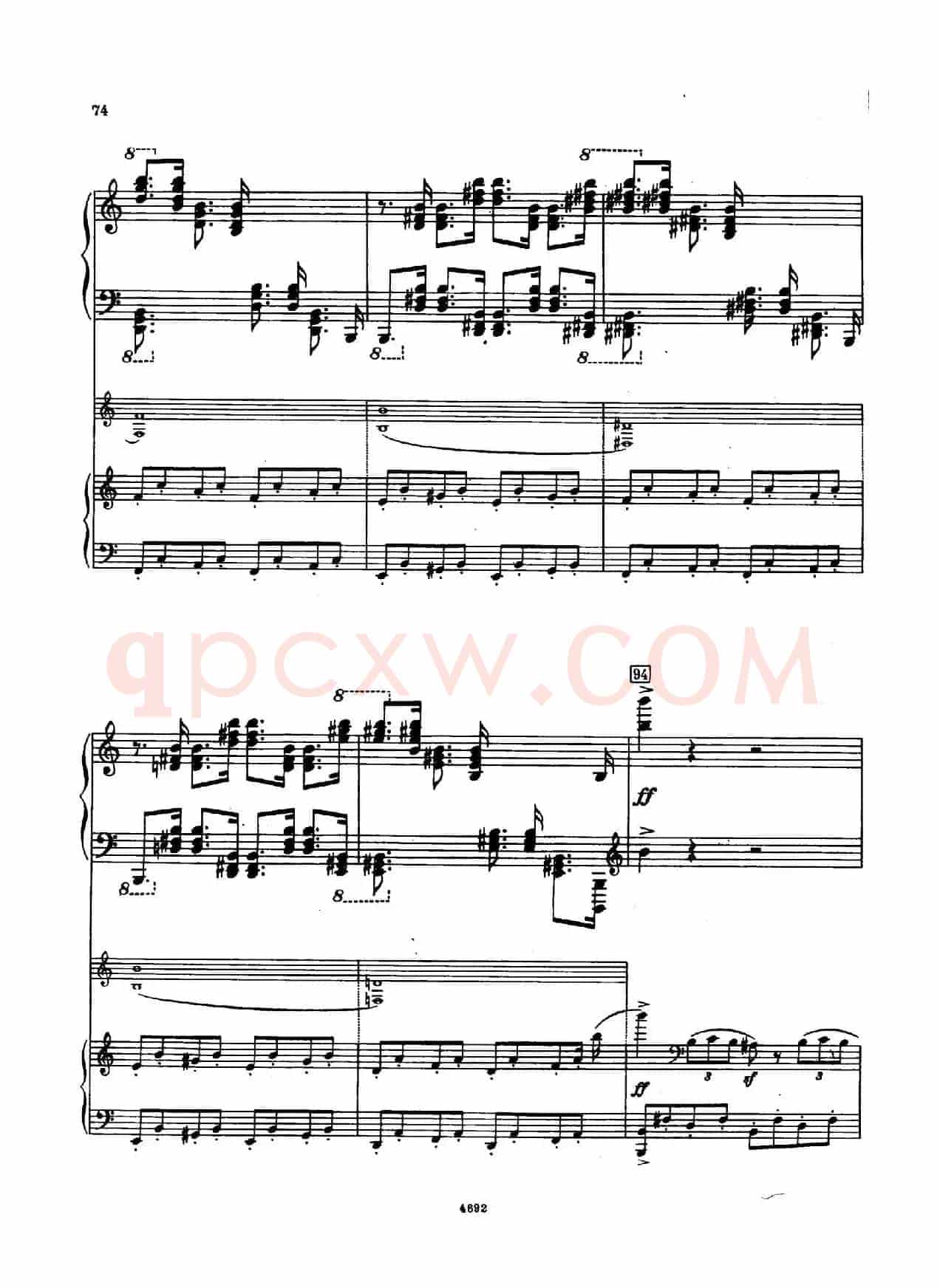 Piano Concerto No.2 in g Minor Op.16（g小调第二钢琴协奏曲·Ⅳ·双钢琴）