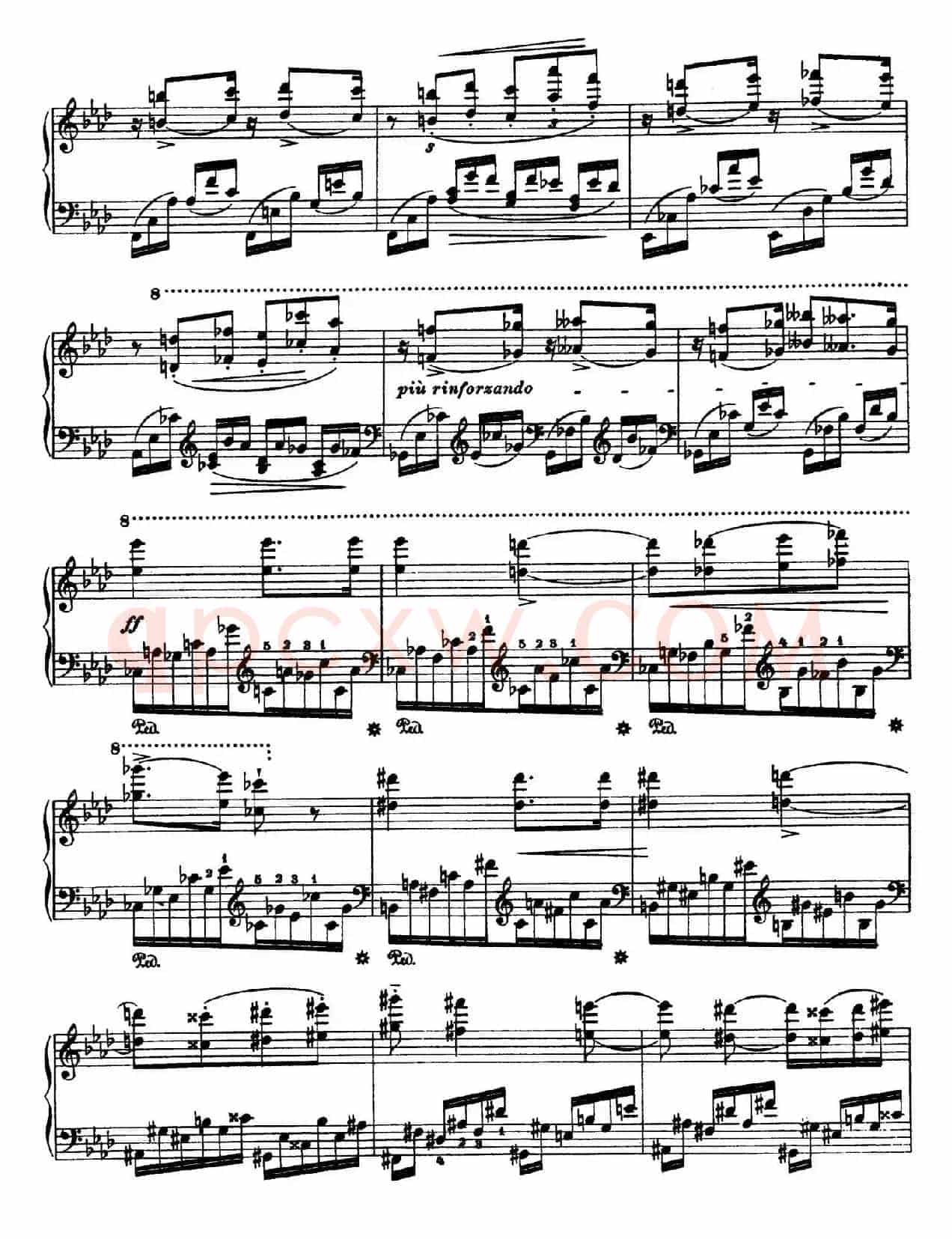 12 Etudes d'execution Transcendante S.139(12首超技练习曲·10)