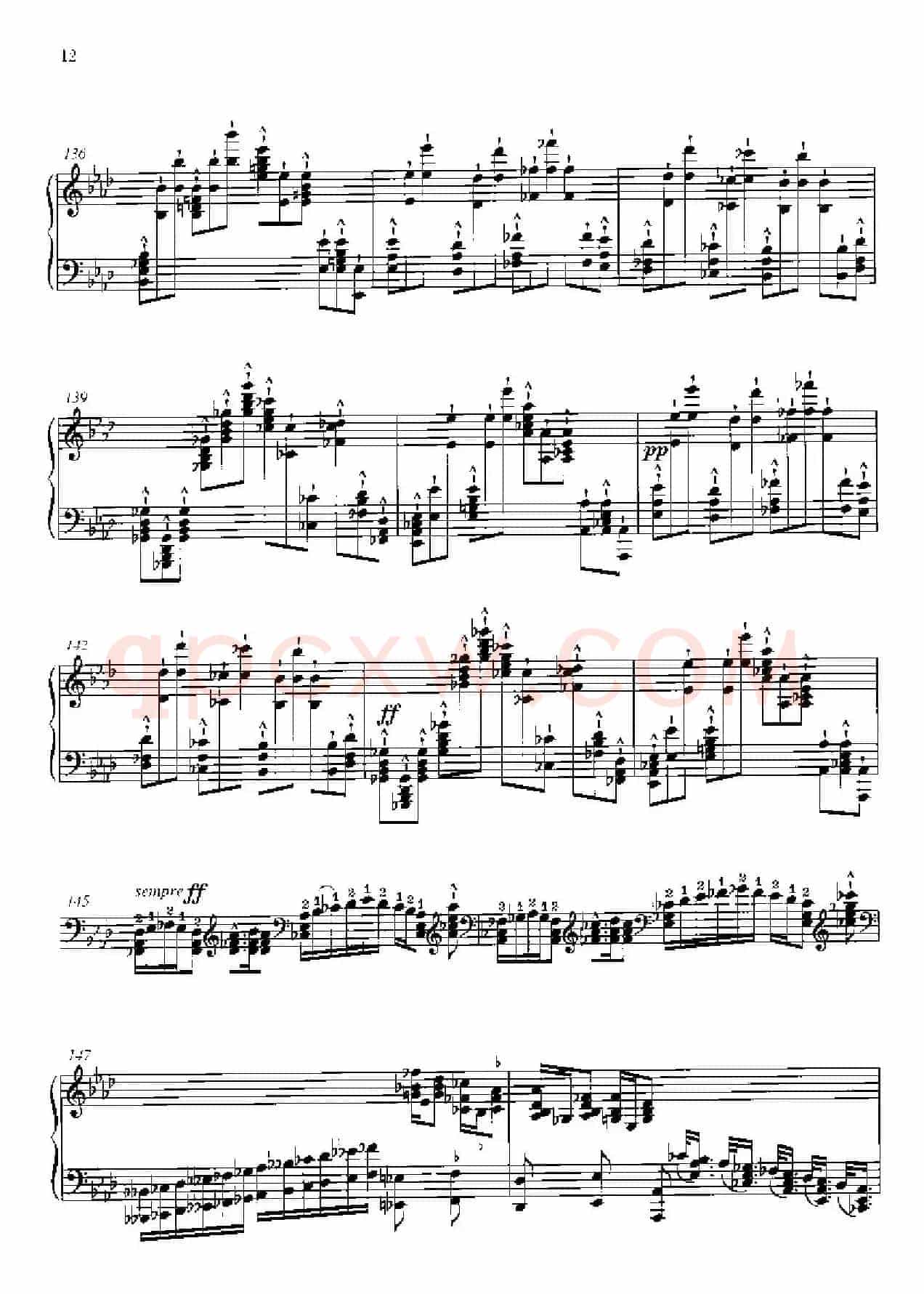 3 Grandes Etudes Op.76 No.1（3首华丽练习曲·1）