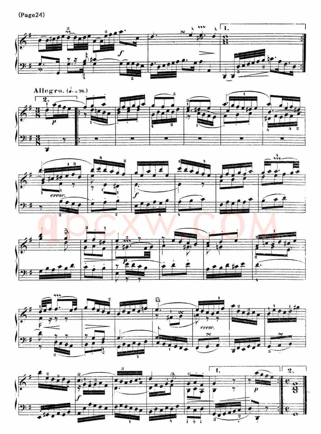 哥德堡变奏曲 巴赫 Goldberg Variationen BWV988