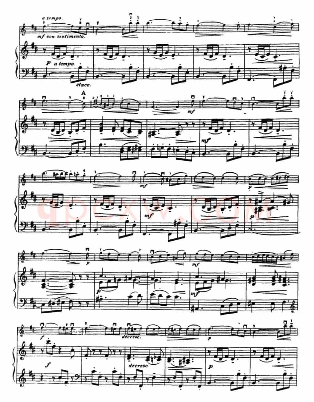 塞茨初级小提琴协奏曲Op.15（D大调学生协奏曲）