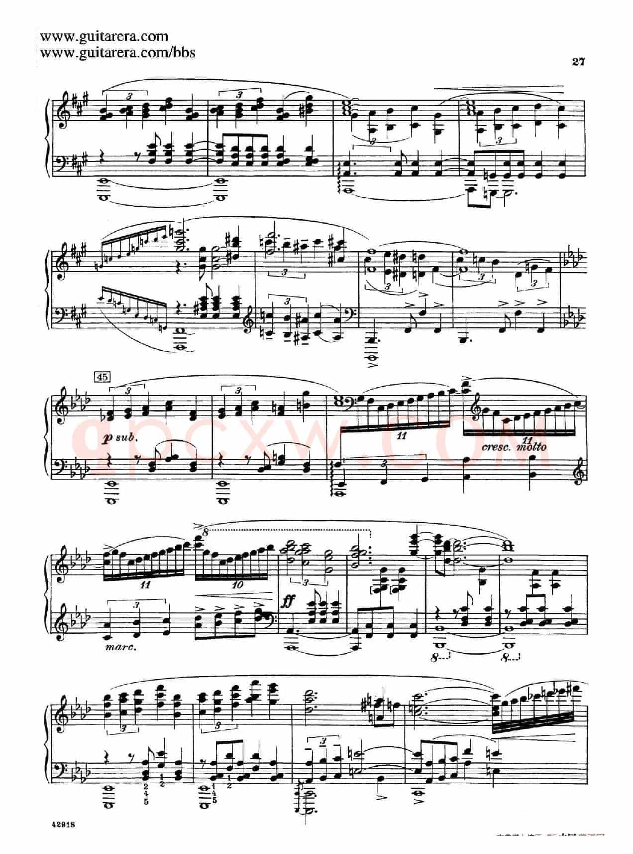 Souvenirs Op.28(纪念曲5. 踌躇的探戈)