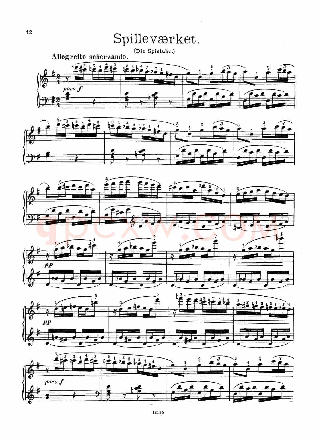 Six Humorous Bagatelles Op.11(6首幽默小品·6)