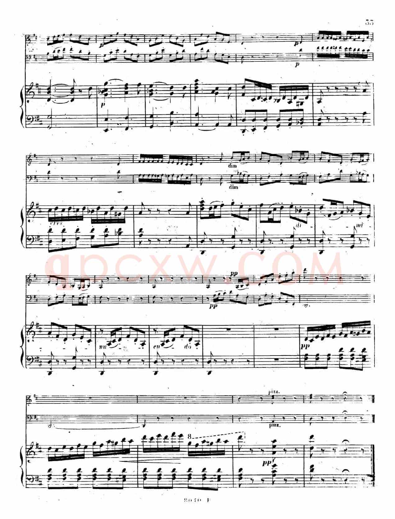 Piano Trio No.1 in d Minor Op.49(d小调第一钢琴三重奏·第三乐章)
