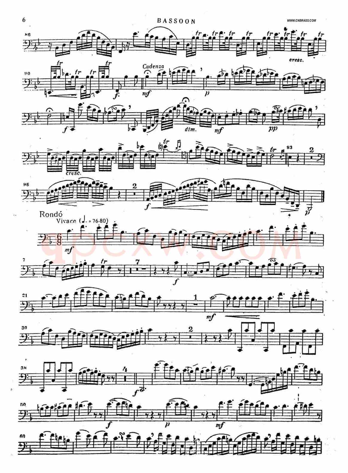 humel - CONCERTO bassoon（胡梅尔 - 巴松协奏曲）
