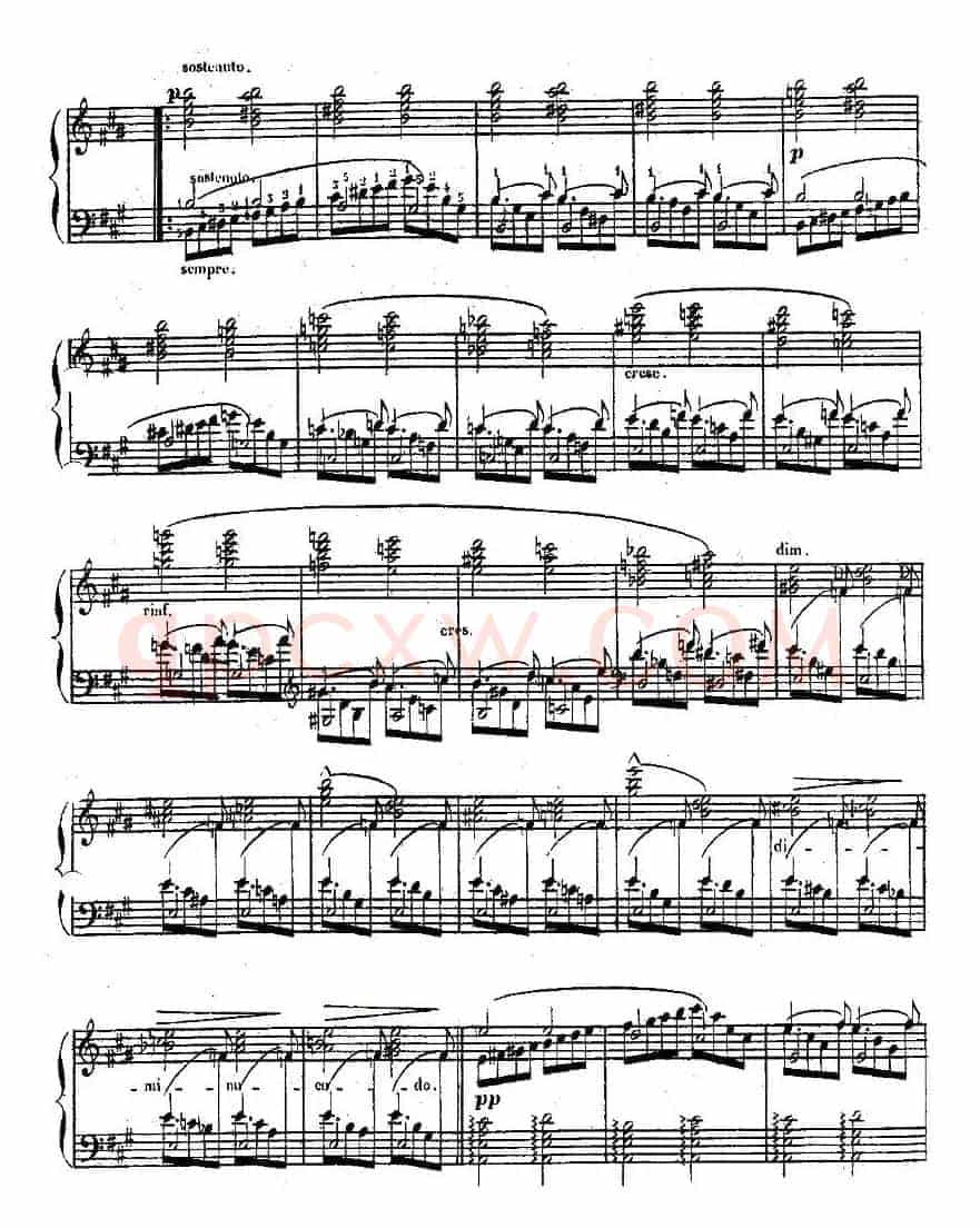 Etude No. 1（A major）