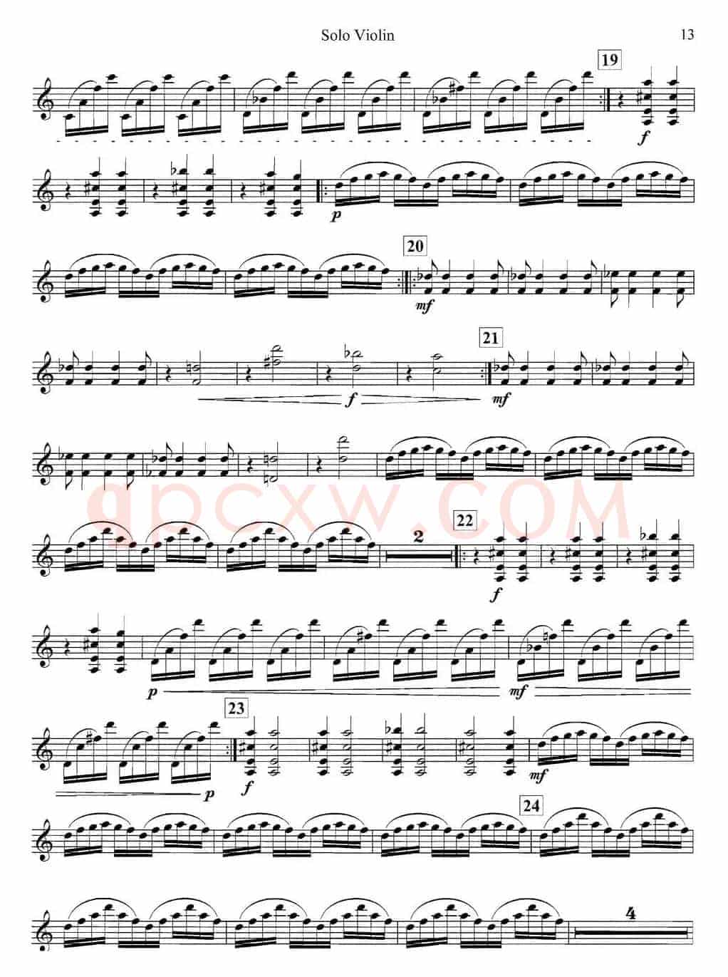 PHILIP GLASS Violin Concerto（格拉斯小提琴协奏曲III）