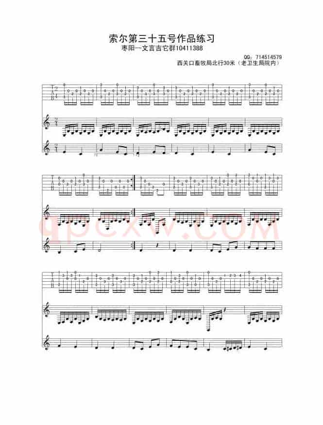 索尔35号作品练习（古典版）