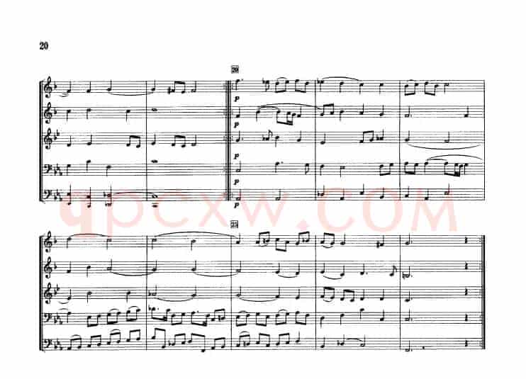 铜管乐重奏曲：佩兴斯