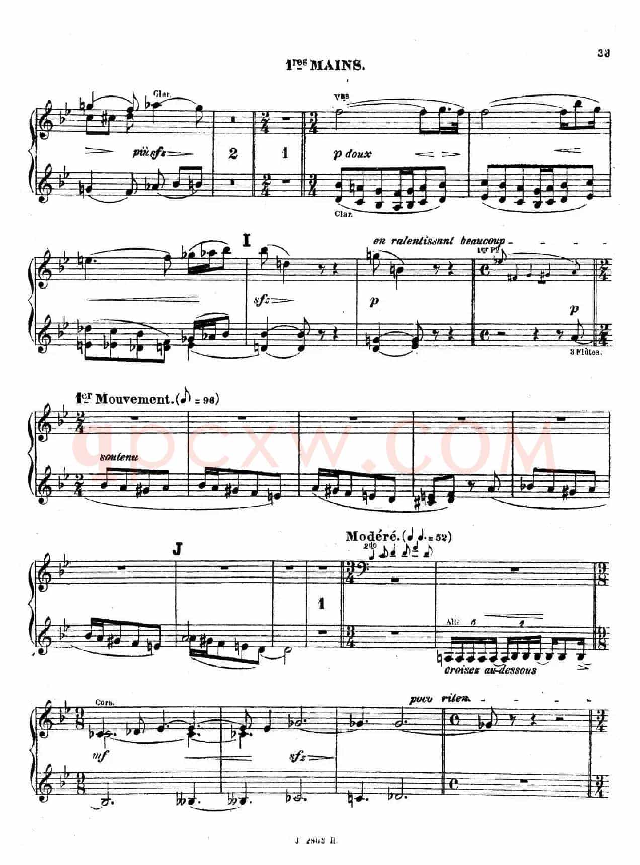 Symphony on a French Mountain Air Op.25(法国山歌交响曲·双钢琴·Ⅱ)