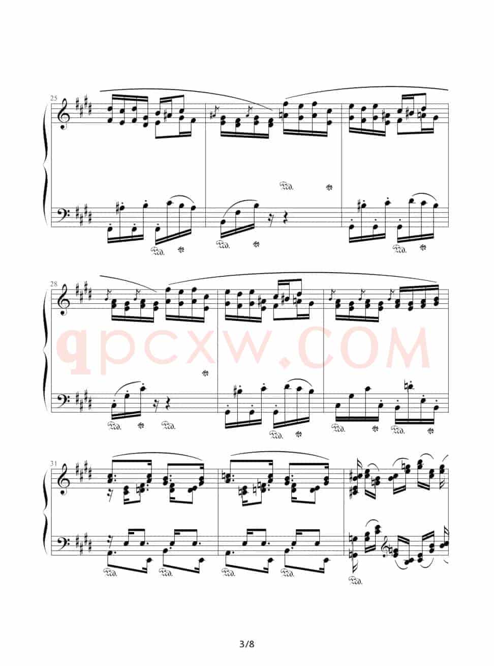 Chopin.肖邦 练习曲 Op.10 No.3 离别曲