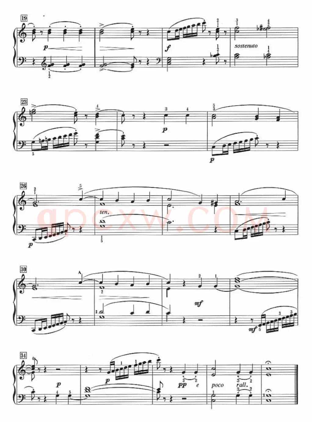 50首莱蒙钢琴练习曲 作品37（NO.24）