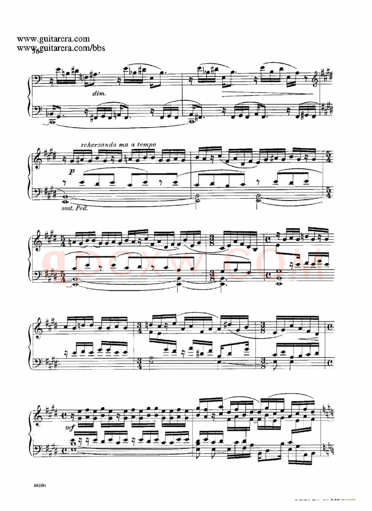 Piano Sonata Op.26(钢琴奏鸣曲·第四乐章)