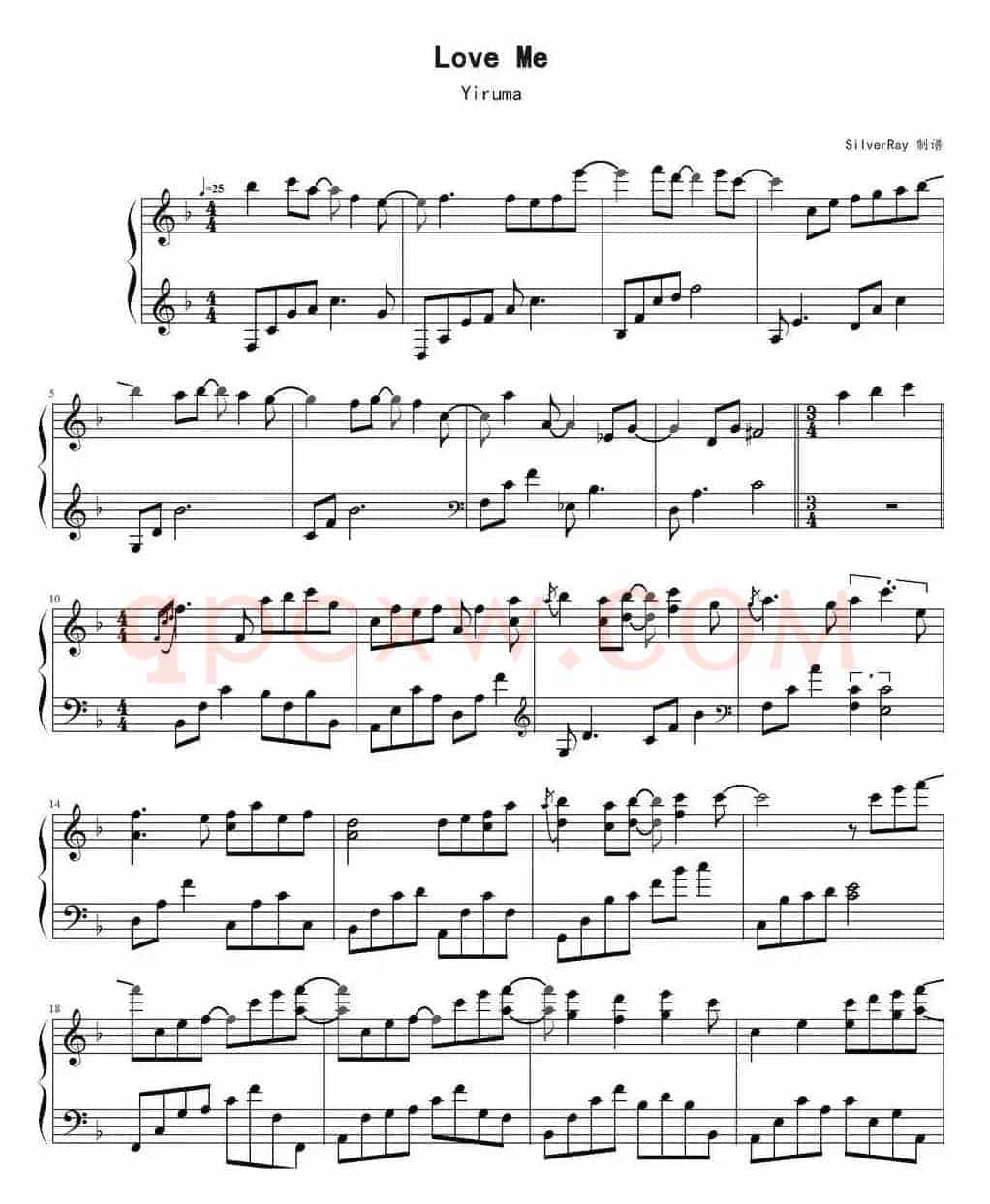 Love Me（SilverRay制谱版）