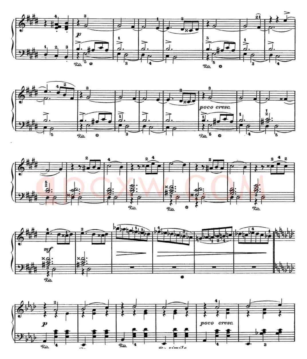 柴可夫斯基 四季 12月 圣诞节 降A大调 Christmas A flat major