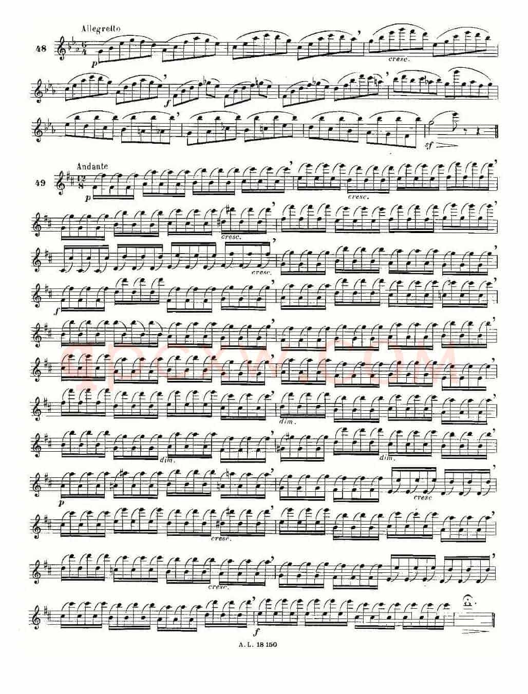 简易音阶练习100首之37-49（moyse - 100 studies after cramer）