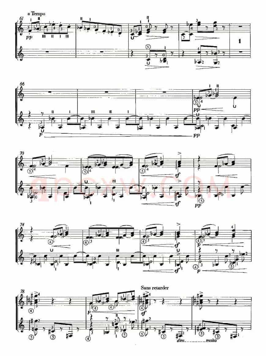 SERENADE OF THE DOLL（双吉他）