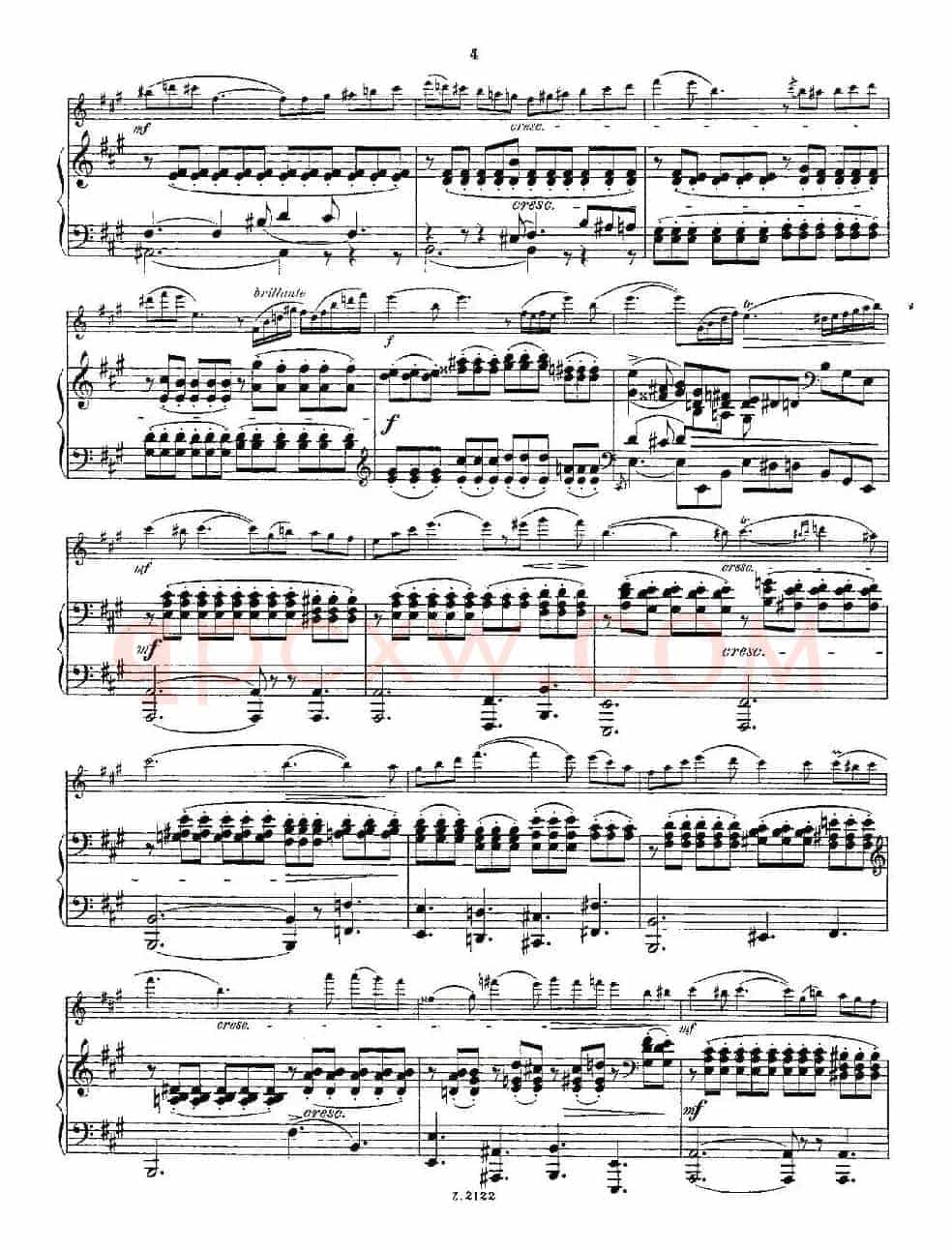 Wiedersehen.Op.46（长笛+钢琴伴奏）
