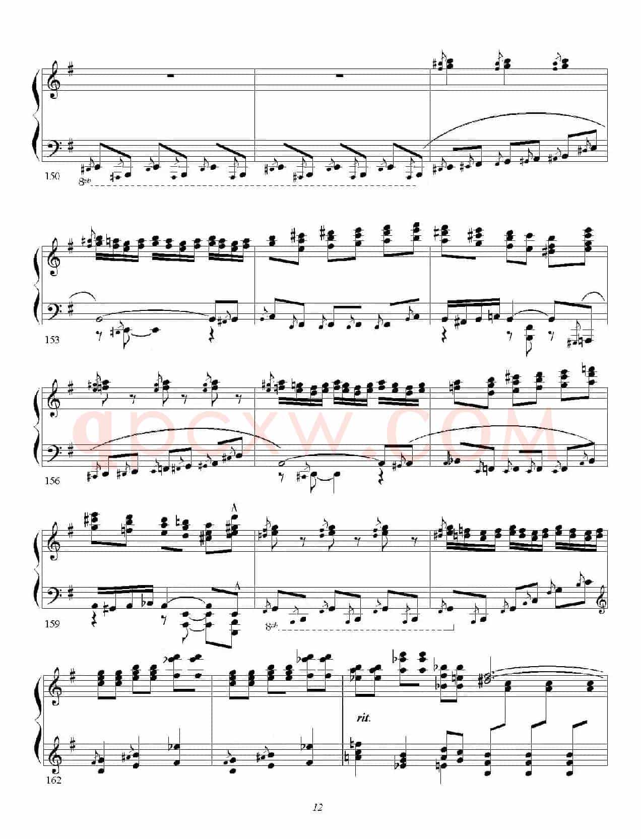 Carmen Variations 12 Pieces(12首卡门主题变奏曲·5)