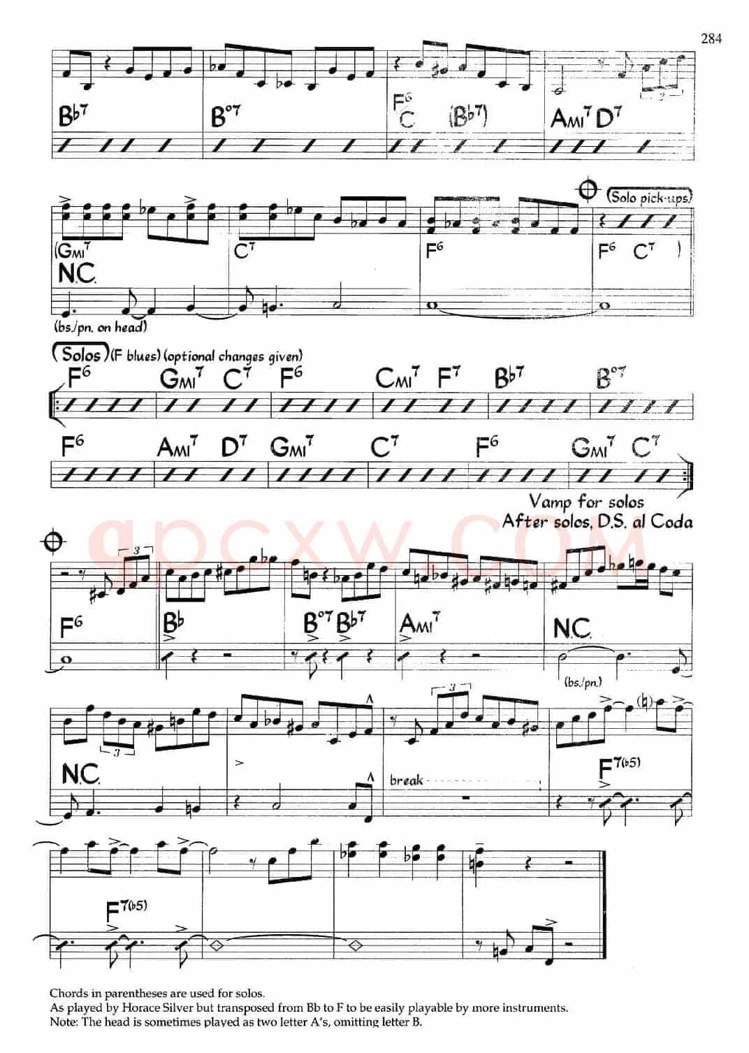 Opus de Funk（爵士钢琴曲）