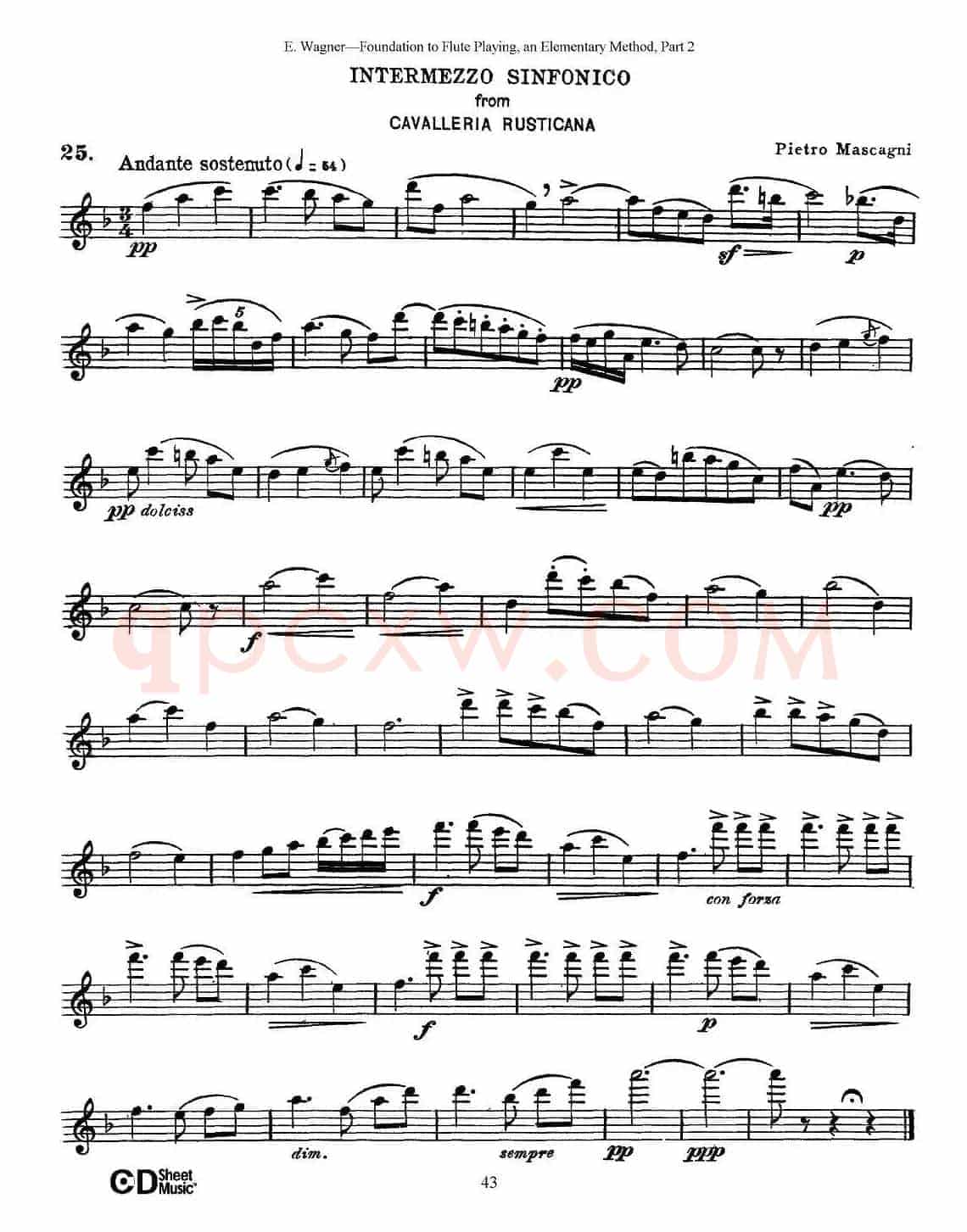 长笛演奏基础教程练习（Collection of Songs and solos）