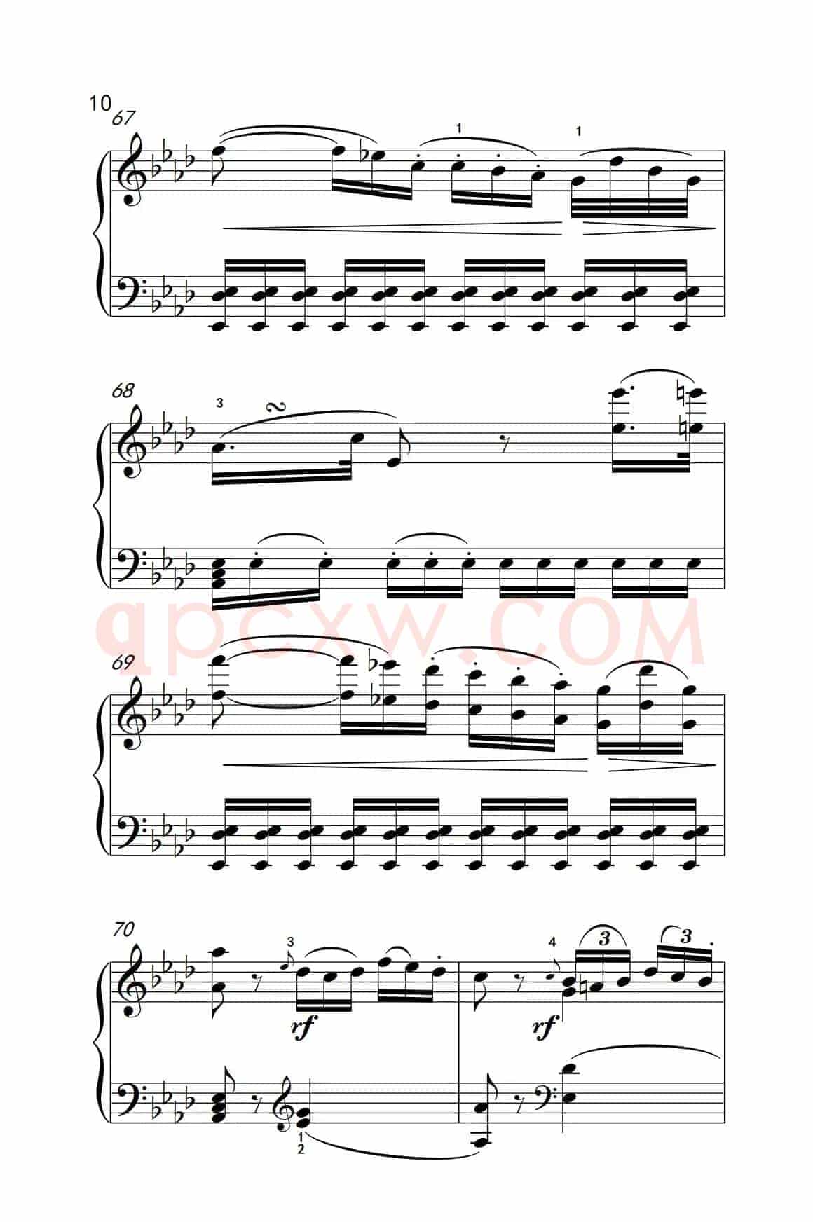 第八钢琴奏鸣曲（悲怆） 如歌的慢板