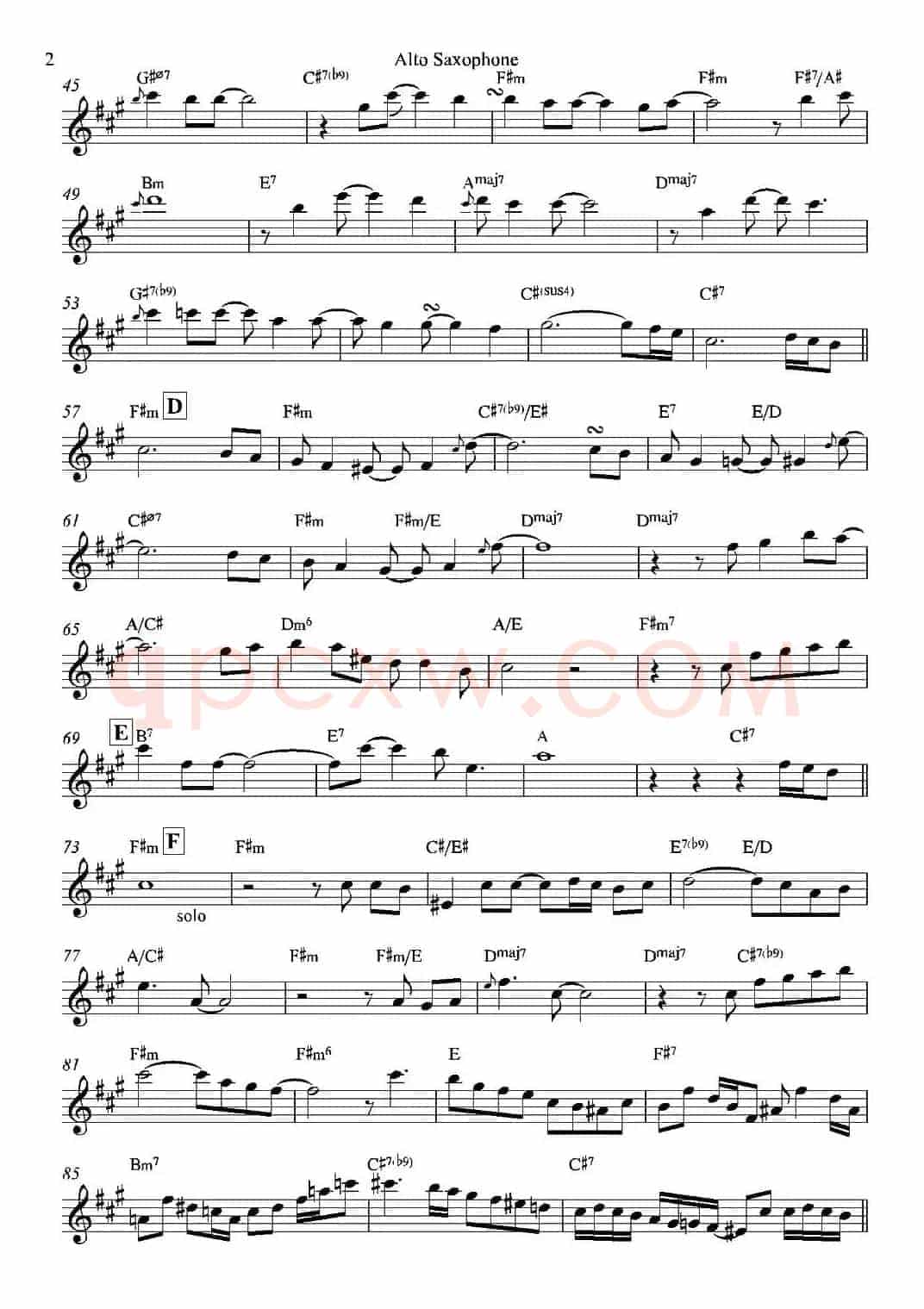 Bossa Real（中音萨克斯）
