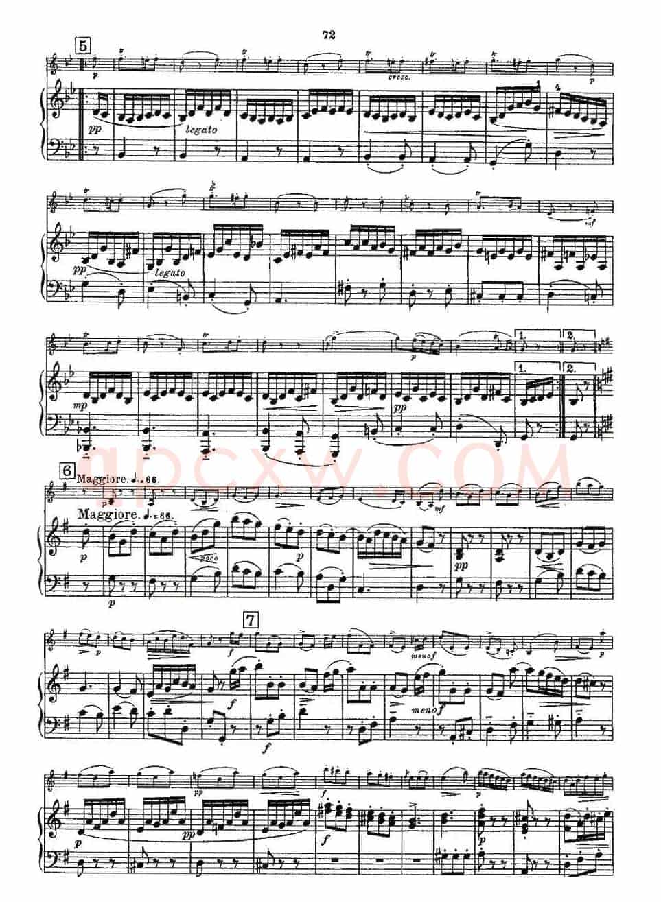 Mozart - Violin Sonata No.6, KV. 301（第六小提琴奏鸣曲）