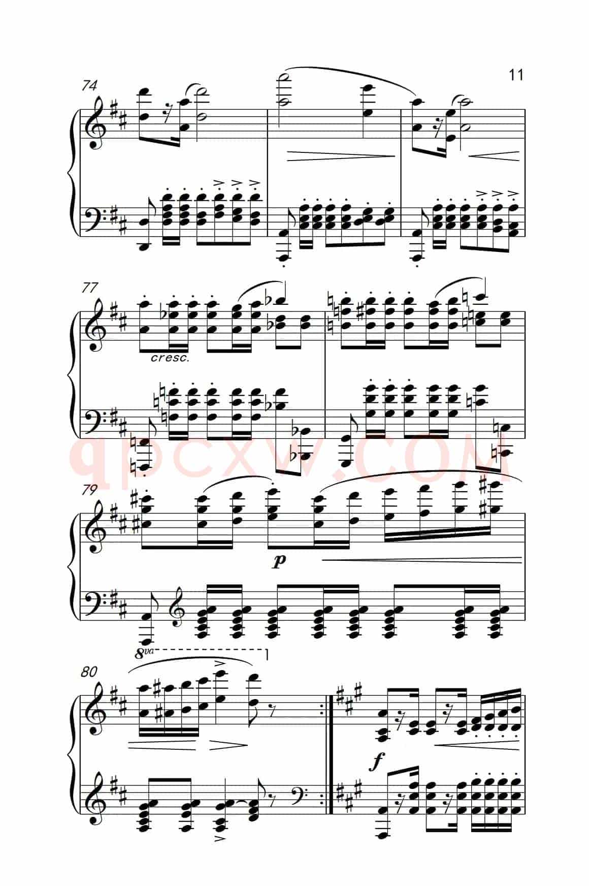 bA大调波兰舞曲