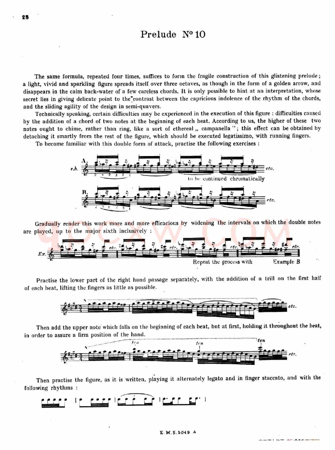 Preludes Op.28（24首前奏曲·10）