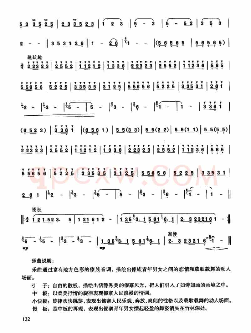傣寨情歌（王次恒作曲版）