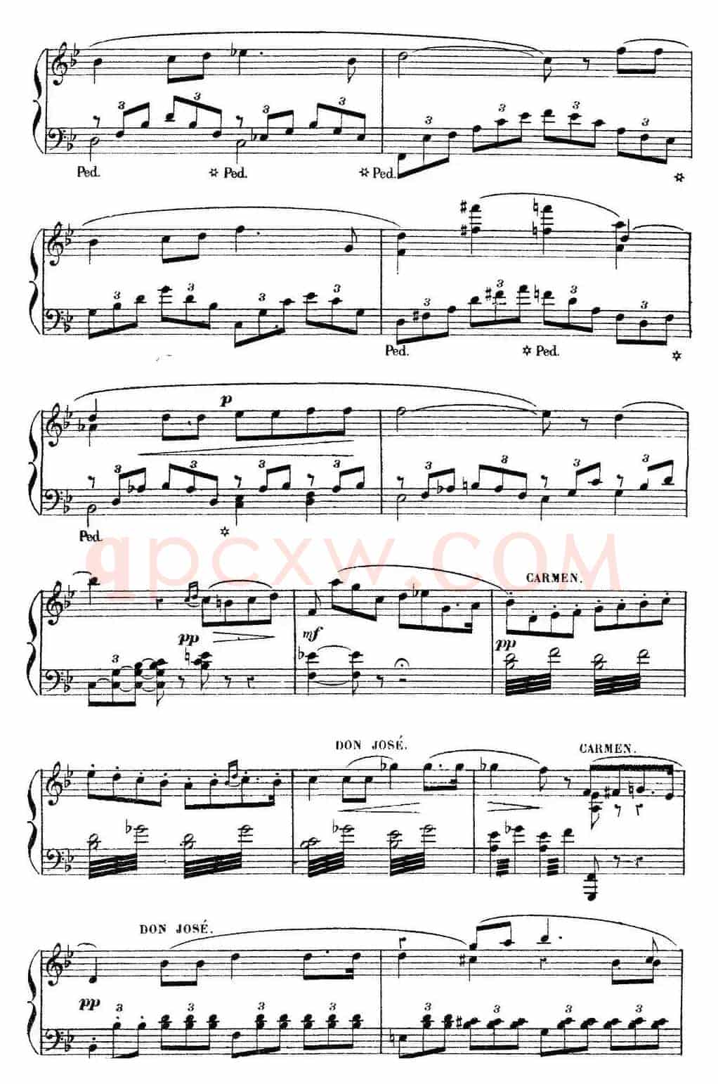 Carmen for Solo Piano（卡门全剧钢琴独奏版）（No.24）