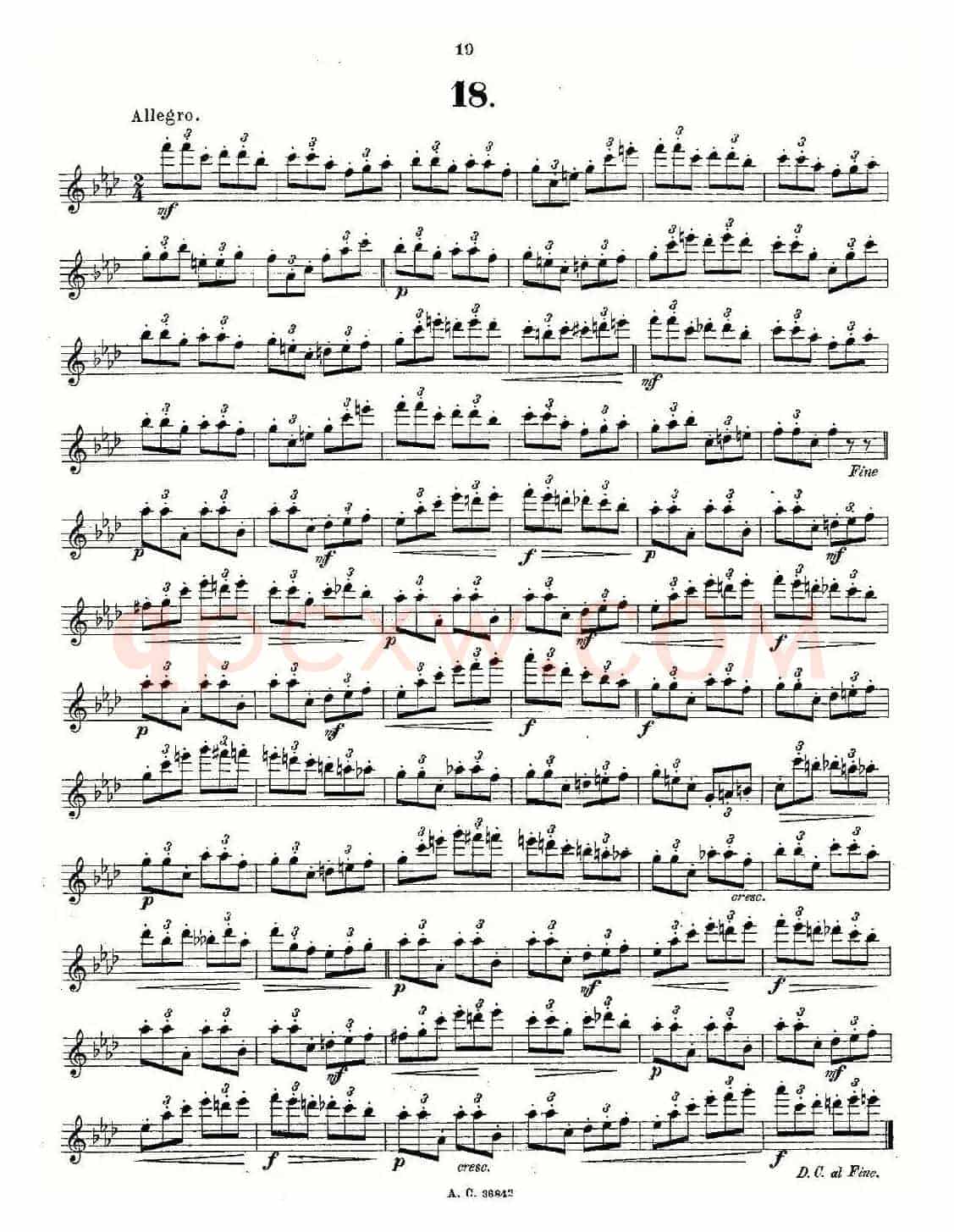 24首长笛练习曲 Op.21 之13—24