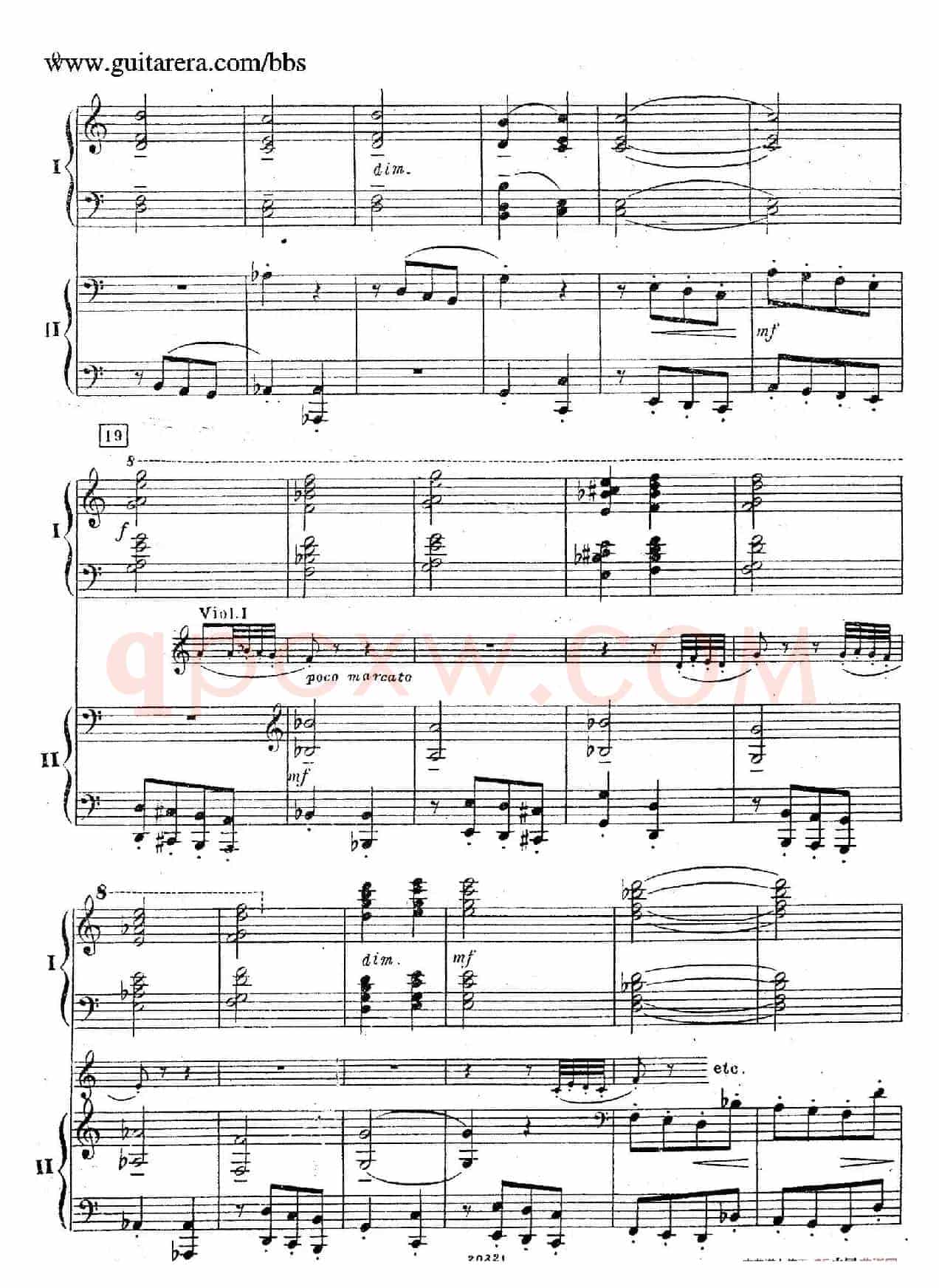 Rhapsody On A Theme Of Paganini Op.43(帕格尼尼主题狂想曲·双钢琴)(P1——20)