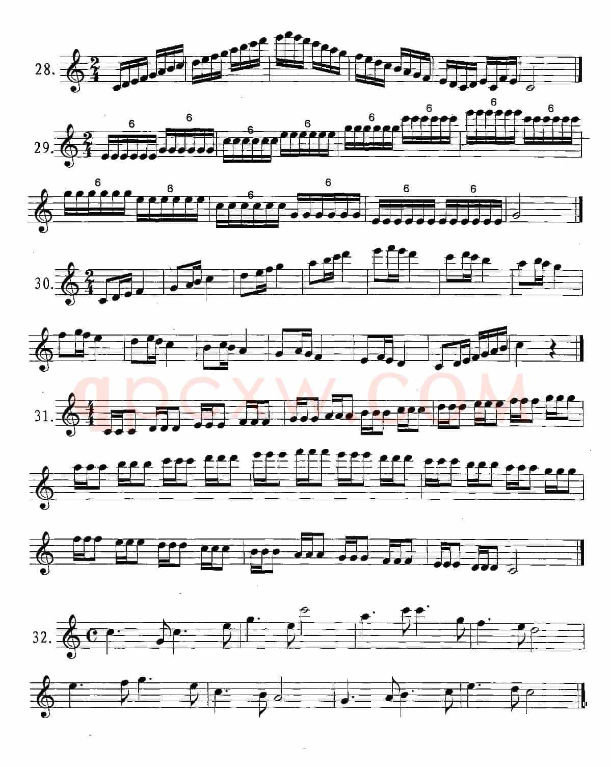 G大调基本练习曲