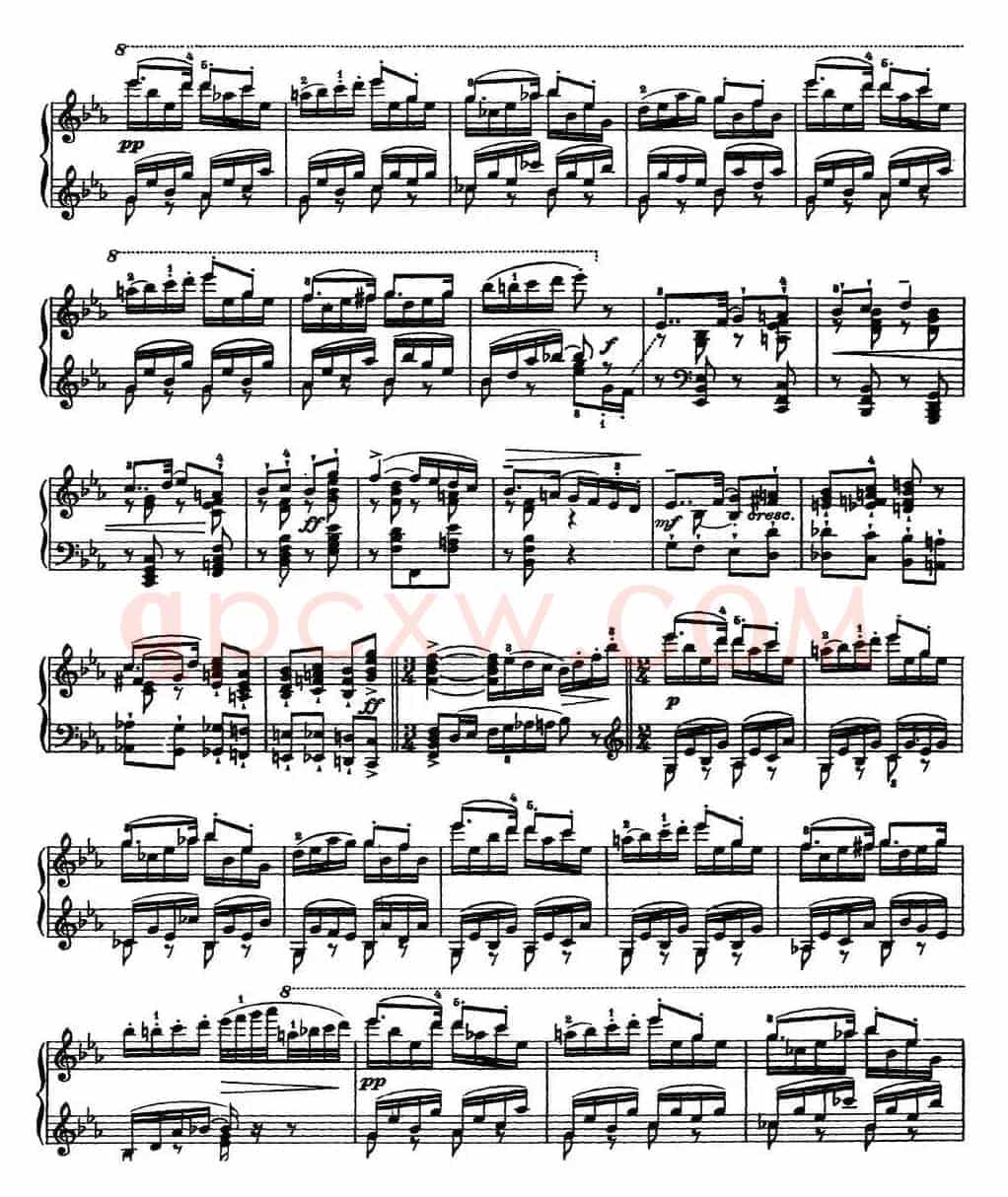 柴可夫斯基18首钢琴小品Op.72(13.Echo rustique)
