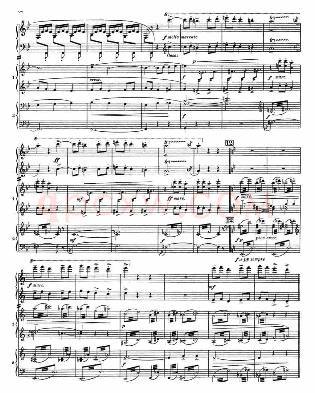 Nights in the Gardens of Spain 西班牙花园之夜 双钢琴版(Ⅱ-Danza lejana)