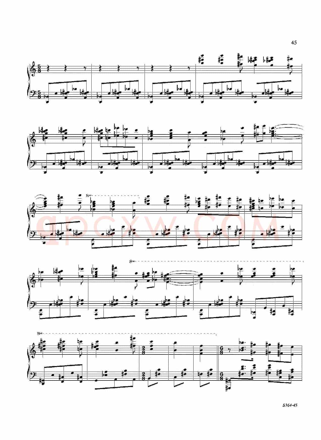 Piano Sonata No.8（第八钢琴奏鸣曲）（3）