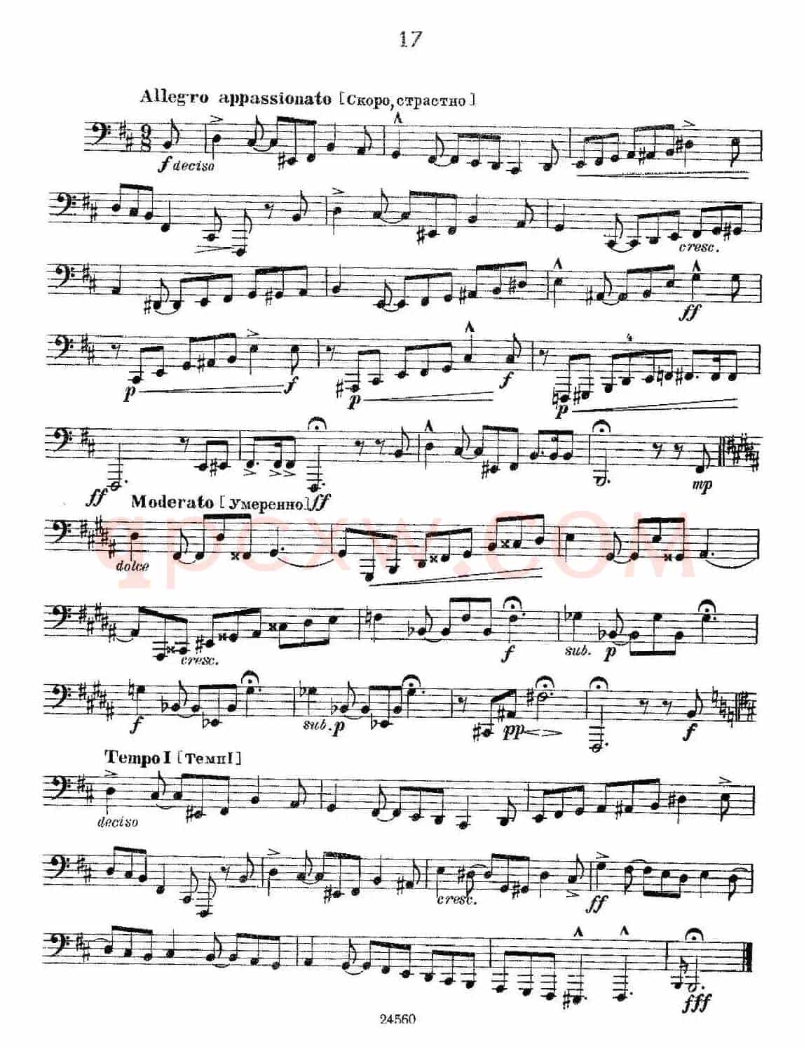 瓦西里耶夫24首大号练习曲集（13—18）