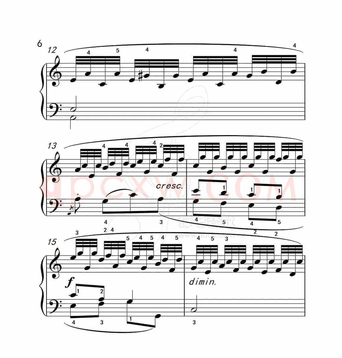 练习曲 3（克拉莫钢琴练习曲60首）