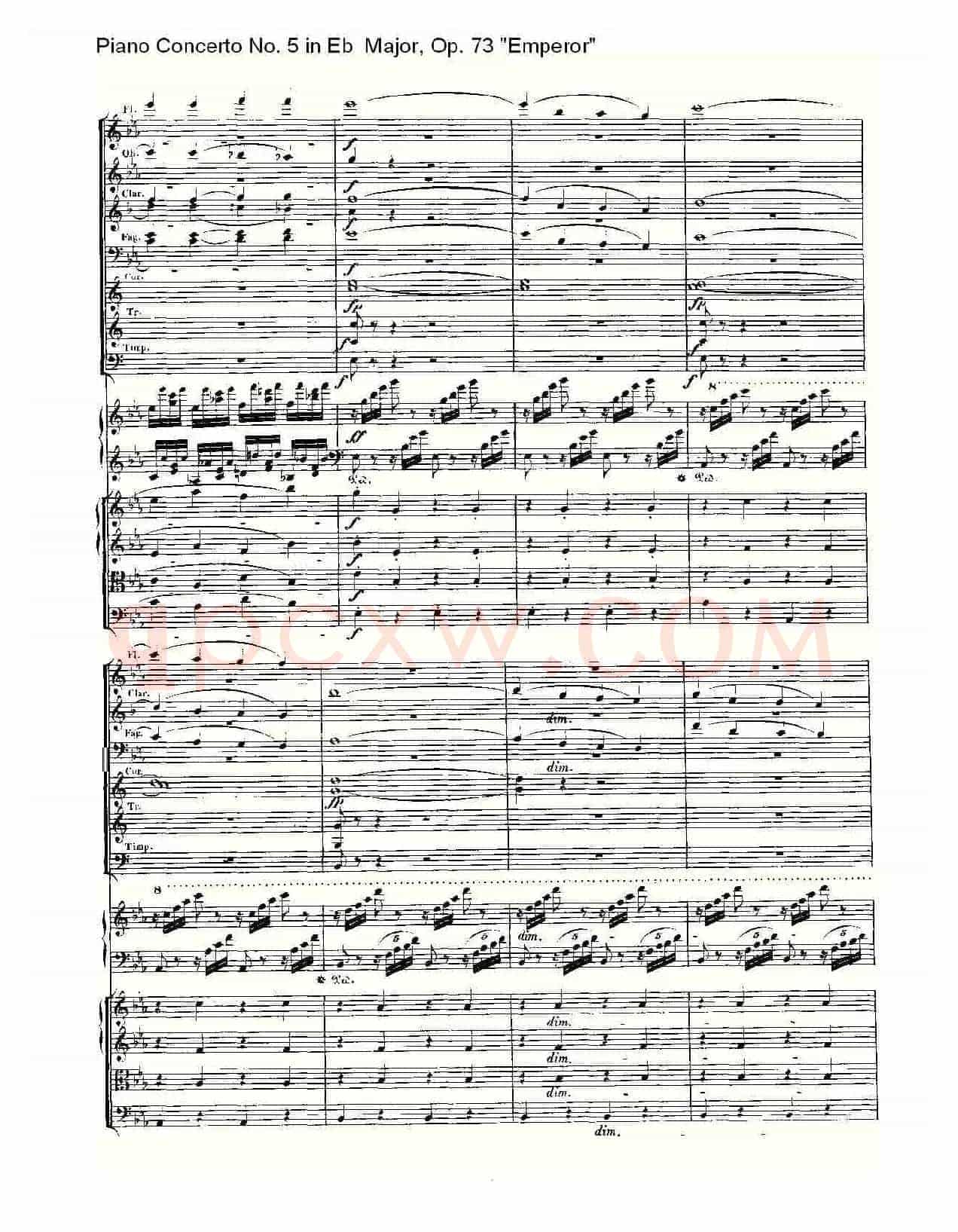 Eb大调钢琴第五协奏曲 Op.73“皇帝” 第一乐章（二）