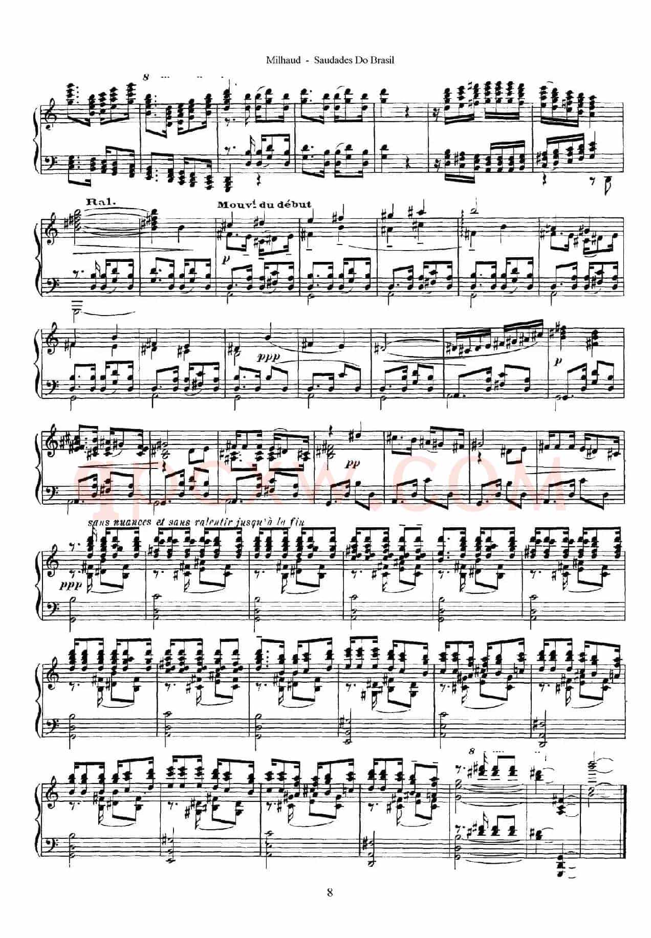 Saudados do Brasil Op.67(巴西回忆·Ⅳ)