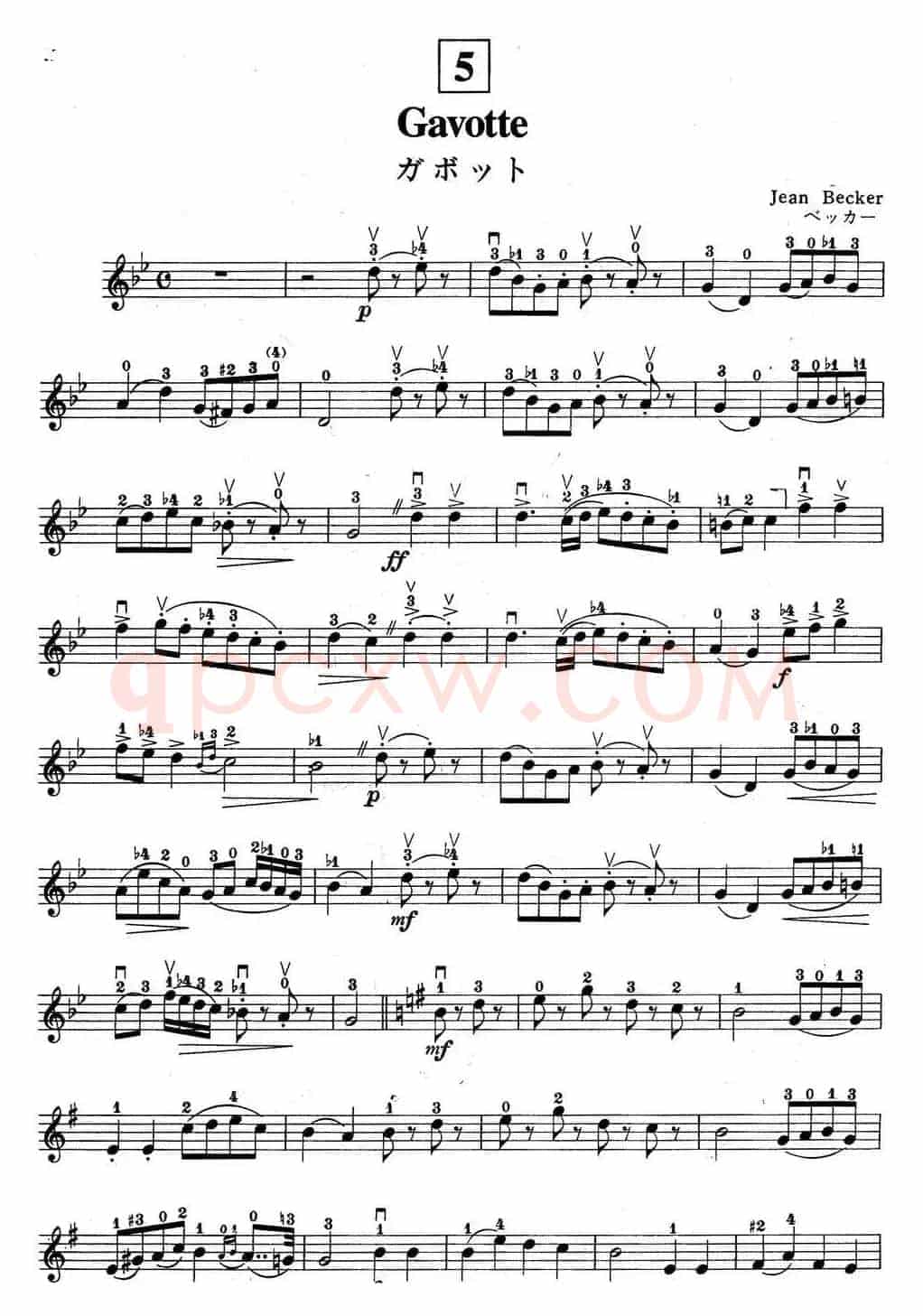 铃木小提琴教材第三册（Suzuki Violin School VIOLIN PART VOLUME 3）