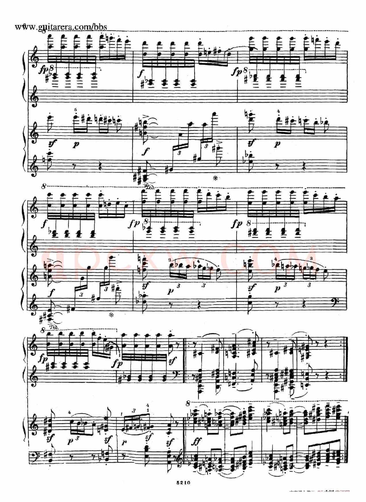 Variation on a Theme by Paganini(帕格尼尼主题变奏曲·双钢琴)