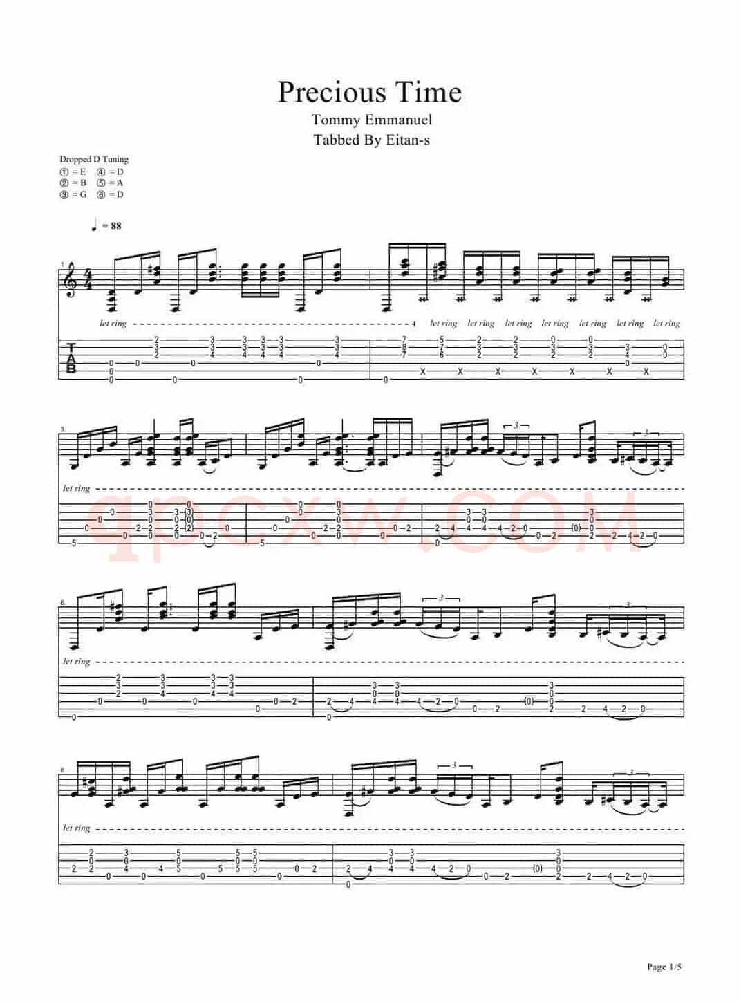 tommy emmanuel： precious time(1)（指弹吉它）