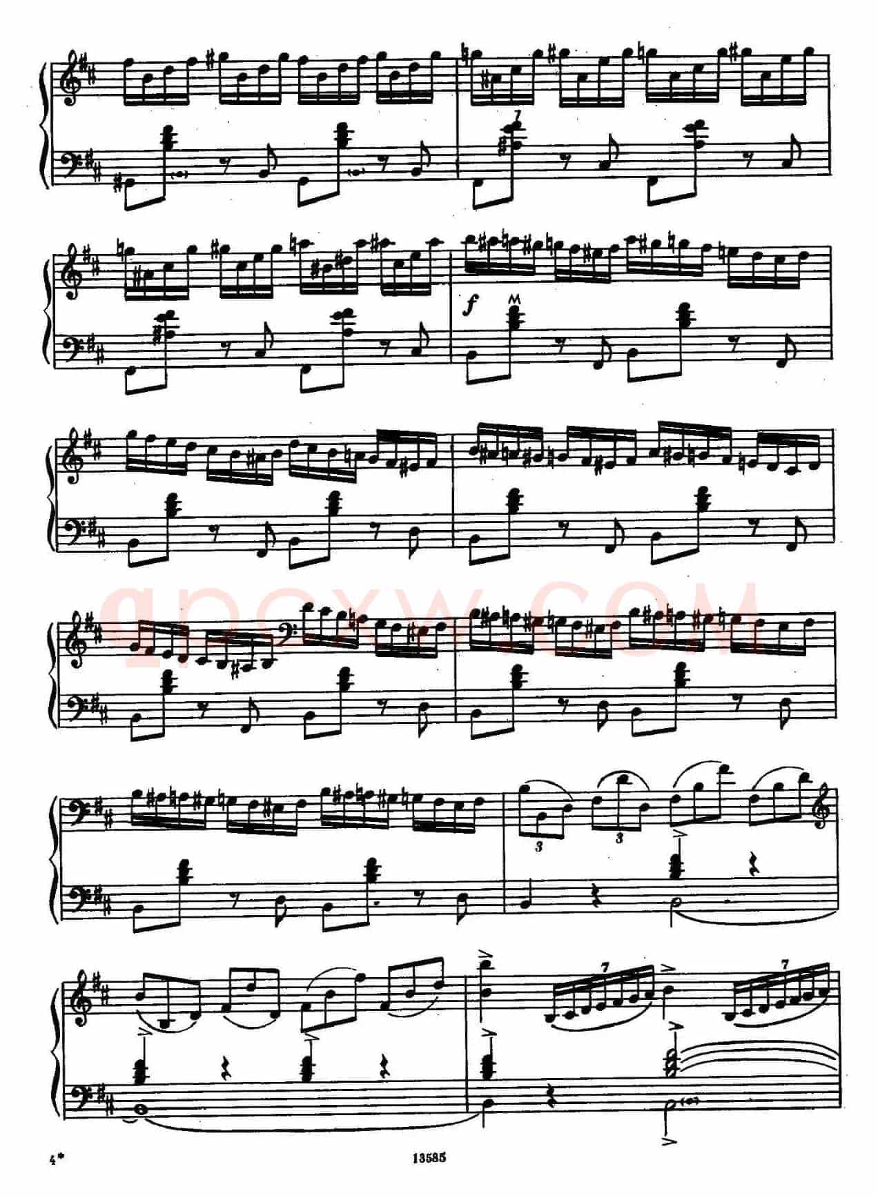 b小调奏鸣曲(第四乐章)