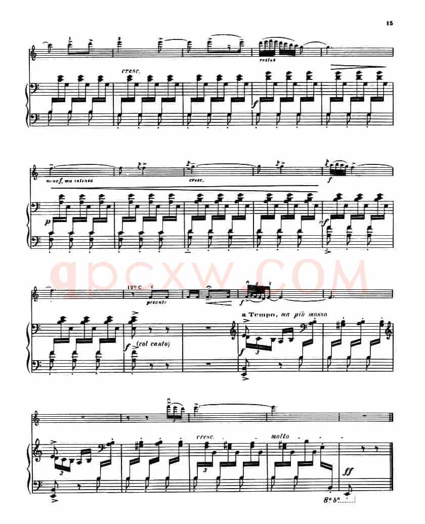 Suite of Spanish Folksongs:4、POLO（小提琴+钢琴伴奏）