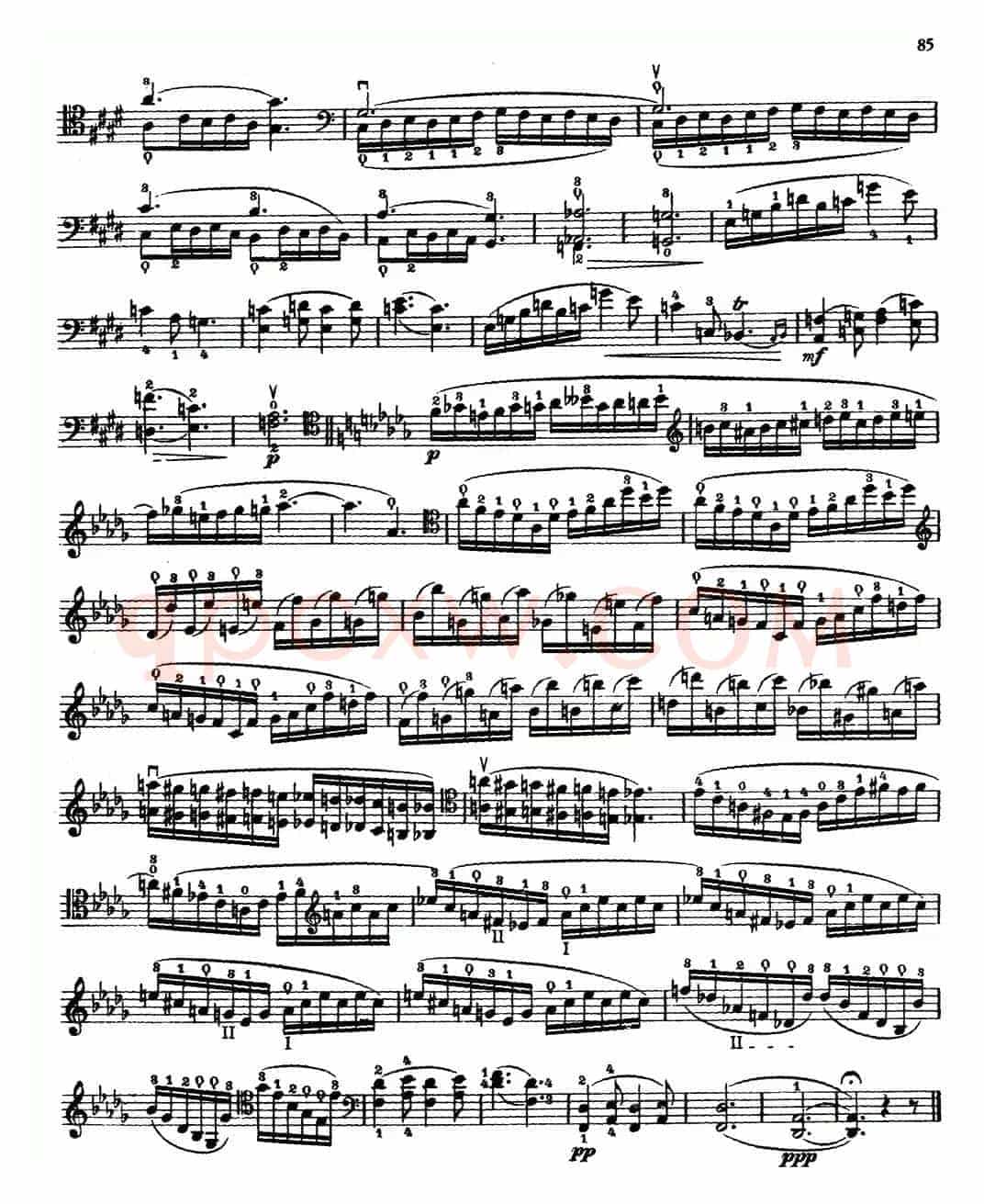 大提琴高级练习曲40首 No.39