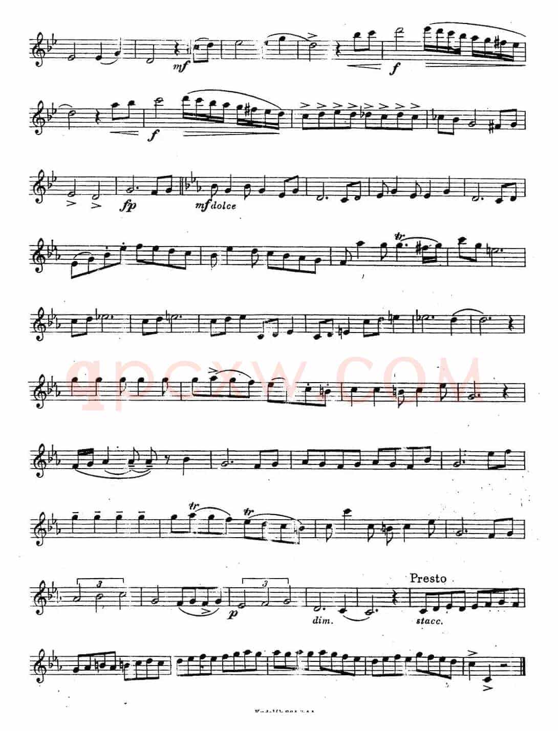 奇特克-萨克斯练习曲之17（ETUDY PRO SAXOPHON - FR ZITRK.op.3）