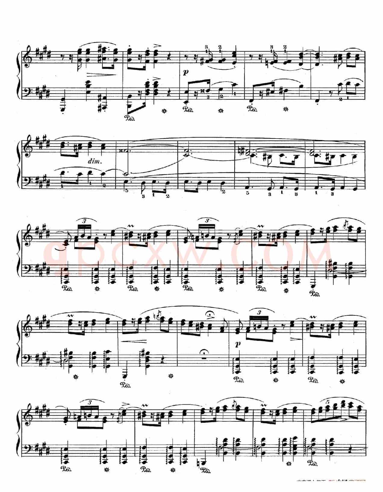 Quatre Mazurkas Op.30(4首玛祖卡舞曲·4)